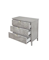 3 Drawers Nightstand Storage Cabinet with Drawers Bedside Table End Table Chest of Drawers Bedroom Closet Dressers