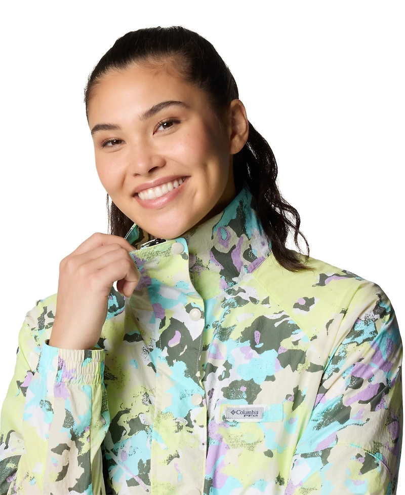 Columbia Women's Pfg Open Water Windbreaker Jacket
