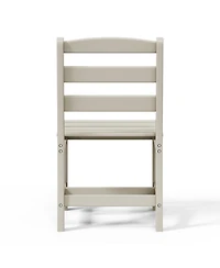 Outdoor Hdpe Patio Classic Armless Dining Side Chair