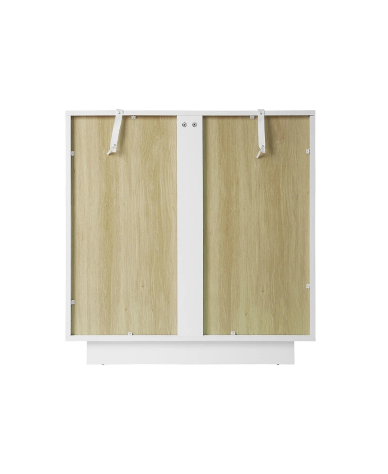Storage Cabinet with Acrylic Door for Living Room 2 Door Storage Cabinet Sideboard Cabinet Entryway Cabinet