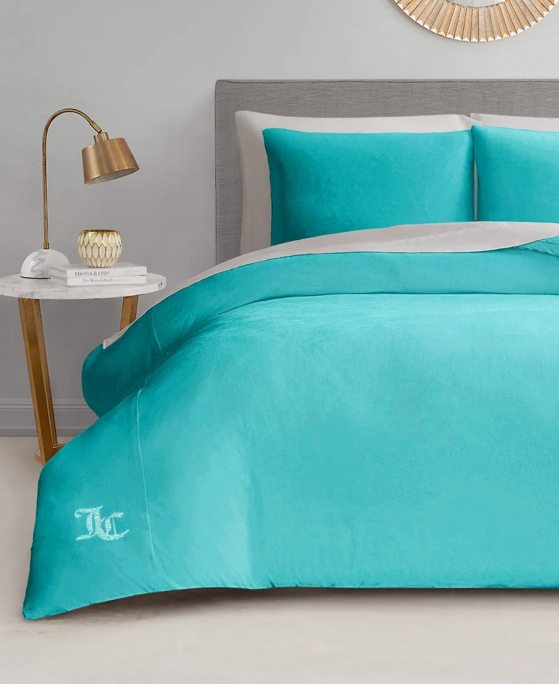 Juicy Couture Velour 2-Pc. Comforter Set, Twin/Twin Xl