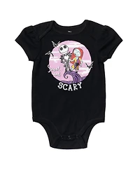 Nightmare Before Christmas Baby Boys Disney Fleece Pullover Hoodie Bodysuit and Pants 3 Piece Outfit Set