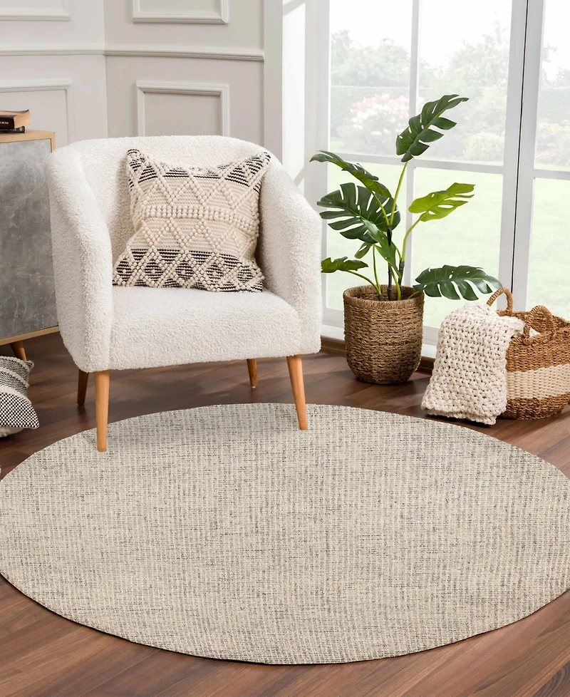 Lr Home Astrid Cr-297 8'x8' Round Area Rug