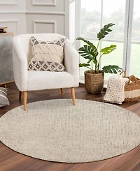 Lr Home Astrid Cr-297 8'x8' Round Area Rug