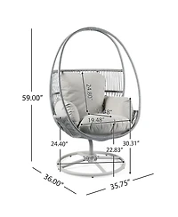 Streamdale Reno Outdoor Wicker Swivel Lounge Chair