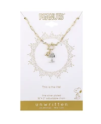 Peanuts Snoopy Charm Pendant Necklace