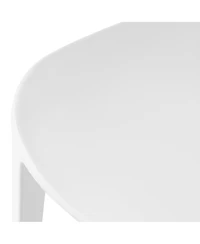 Outdoor Modern Stackable Patio Dining Chairs (Set of 2)