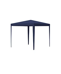 Streamdale 10'x10' Party Tent Outdoor Heavy Duty Gazebo Wedding Canopy + 4 Removable Walls, Blue
