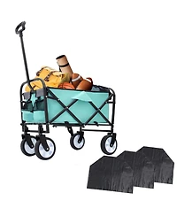 Streamdale Multi-Purpose Collapsible Wagon for Camping, Groceries, and Beach