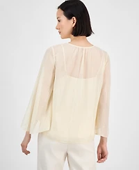 Anne Klein Women's Tie-Neck Blouse