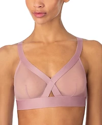 Dkny Women's Sheers Unlined Mesh Bralette Bra DK4084