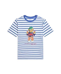 Polo Ralph Lauren Big Boys Polo Bear Striped Jersey T-Shirt