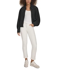 Levi's Women's Western Zip-Front Denim Bomber Jacket