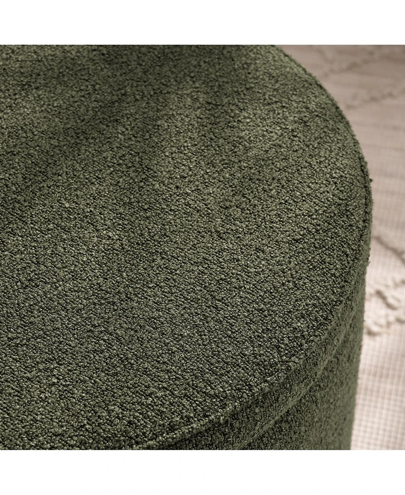 Streamdale Multifunctional Ottoman Table with Drum Stool and Storage - Dark Green