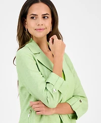 Kasper Women's Linen-Blend Blazer