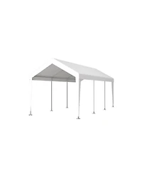 Streamdale 12' x 20' Portable Carport Garage with Roll-up Doors & Wind Windows