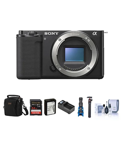 Sony Sony Zv-E10 Mirrorless Interchangeable Lens Vlog Camera, Black