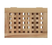 Wash Bin 13.8"x9.8"x23.6" Solid Wood Teak