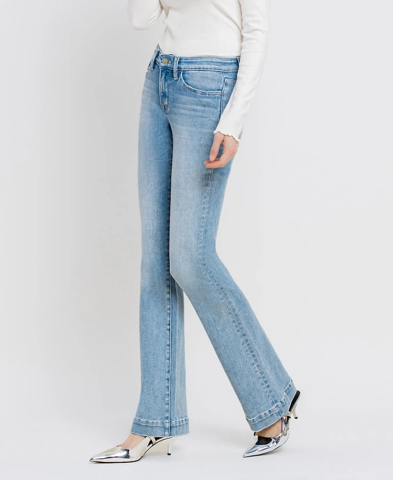 Vervet Women's Mid Rise Bootcut Jeans