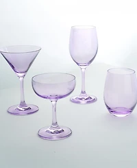 Godinger Veneto White Wine Glasses, Set of 4