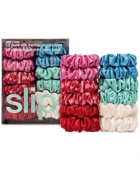 Slip 12-Pc. Pure Silk Minnie Scrunchies Set