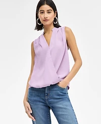 I.n.c. International Concepts Women's V-Neck Sleeveless Top, Exclusively at Macy's