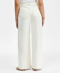 I.n.c. International Concepts Women's Zip-Front Wide-Leg Jeans, Exclusively at Macy's