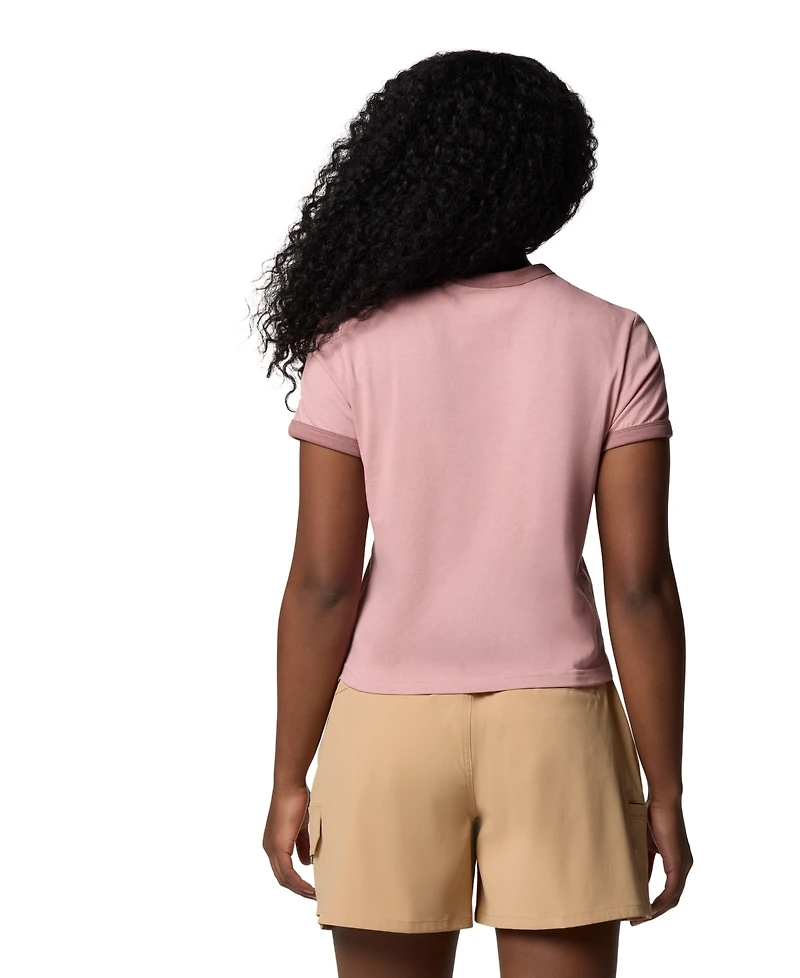Columbia Women's Rolling Bend Graphic Ringer Top