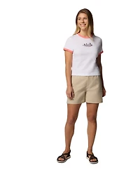 Columbia Women's Rolling Bend Graphic Ringer Top