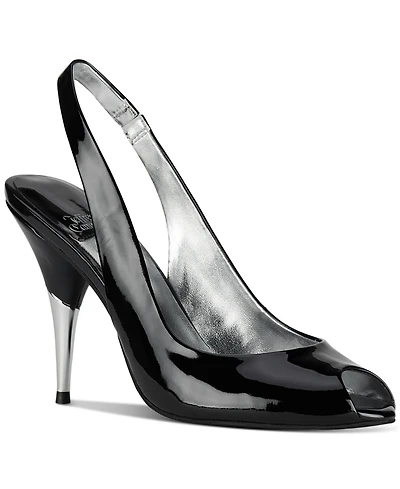 Jeffrey Campbell Charis Peep-Toe Slingback Pumps