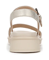 Soul Naturalizer Women's Emma Block Heel Footbed Flat Sandals