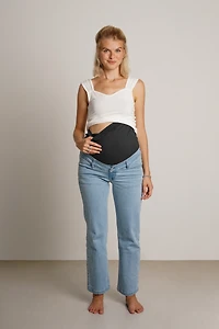 Nom Maternity Hailey Straight Leg Jeans