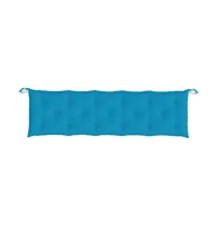 Garden Bench Cushions 2 pcs Light Blue 70.9"x19.7"x2.8" Oxford Fabric