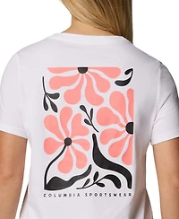 Columbia Women's Rolling Bend Graphic Short Sleeve Top