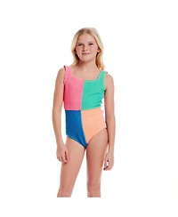 Toddler/Child Girls Colorblocked One-Piece Swimsuit