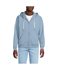 Lands' End Men's Long Sleeve French Terry Full Zip Hoodie