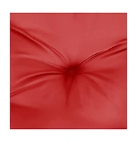 Lowback Chair Cushions 6 pcs Red Oxford Fabric