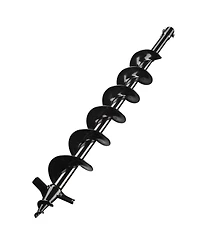 Yescom 4" Earth Auger Drill Bit Bulb Planter Tool for Planting Flower Fence Post Umbrella Hole Digger Gardening Project