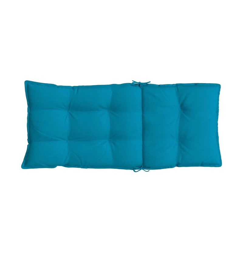 Highback Chair Cushions 2 pcs Light Blue Oxford Fabric