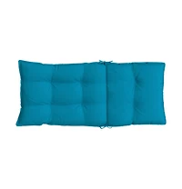 Highback Chair Cushions 2 pcs Light Blue Oxford Fabric