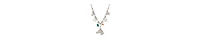 2028 Semi-Precious Horse Bib Necklace