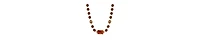 2028 Topaz Glass Bead Strand Necklace
