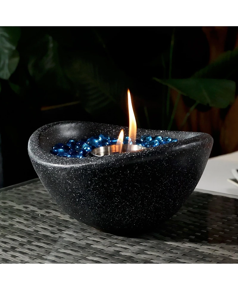 Tabletop Fire Pit, Outdoor Fire Pit, Portable Concrete Fire Pit, Outdoor Table Top Fire Pit, Mini Fire Pit Smokeless Fire Bowl