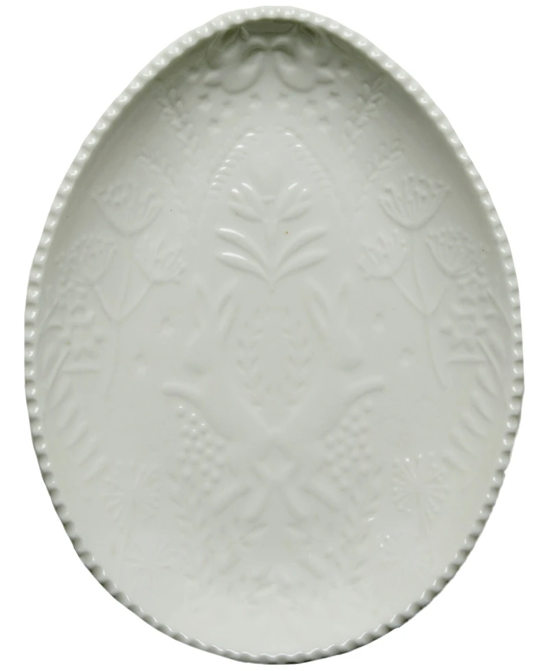 Tableau Egg Relief Plate, Set of 4