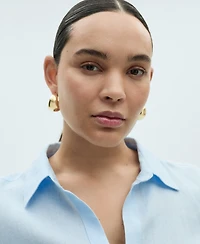 Mango Women's Regular-Fit Linen Shirt