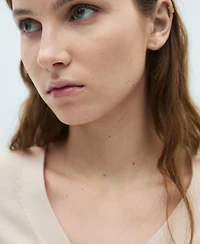 Mango Women's Mulberry Silk Blend Ribbed Cardigan Sweater