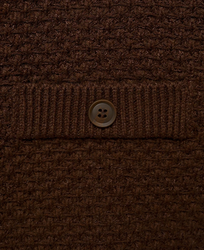 Mango Women's Polo Collar Knitted Sweater