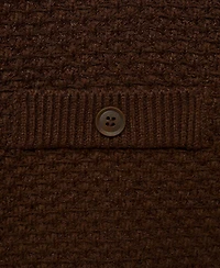 Mango Women's Polo Collar Knitted Sweater
