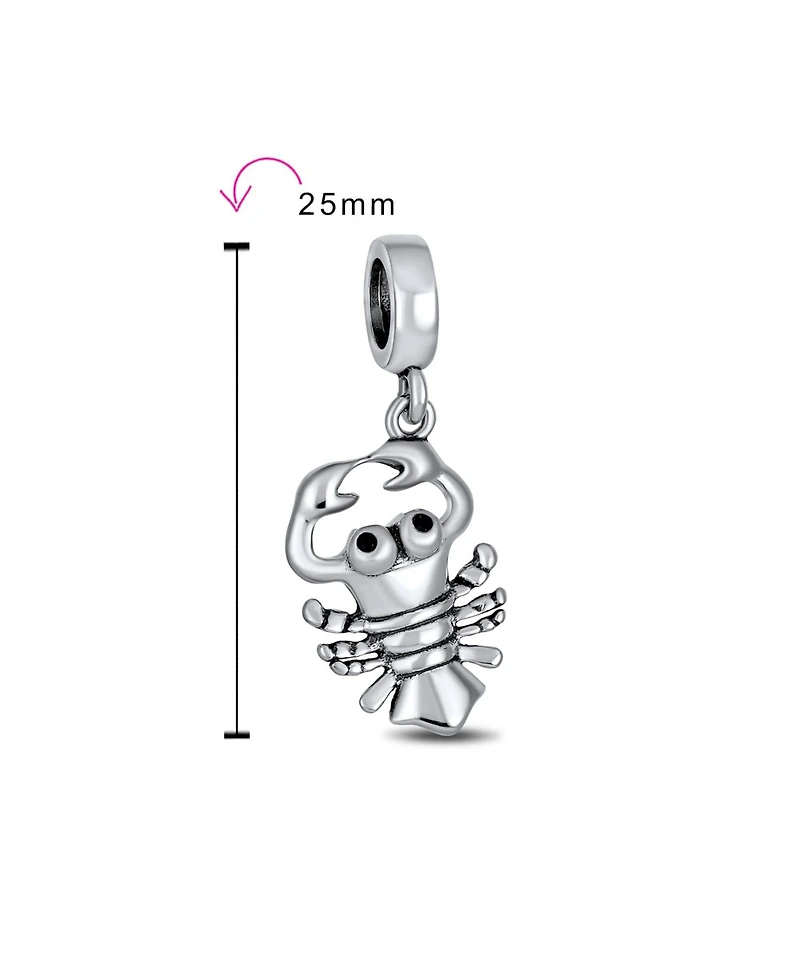 Bling Jewelry Nautical Lobster Dangle Charm Bead Sterling Silver European Bracelets