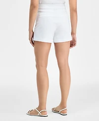 I.n.c. International Concepts Women's High-Rise Button-Tab Shorts, Exclusively at Macy's